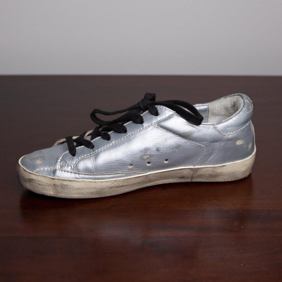 Golden Goose Metallic Superstars - Picture 5 of 5